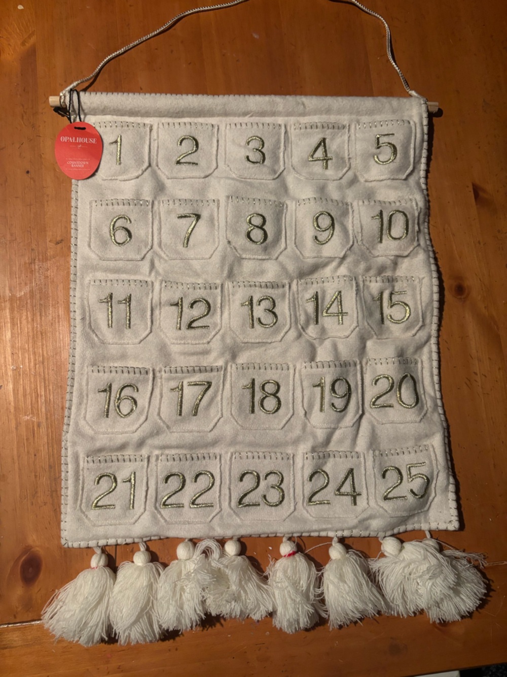 New Opalhouse advent countdown Calendar banner boho
